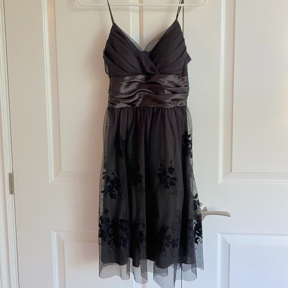 Alyn Paige Black Lace Cocktail dress